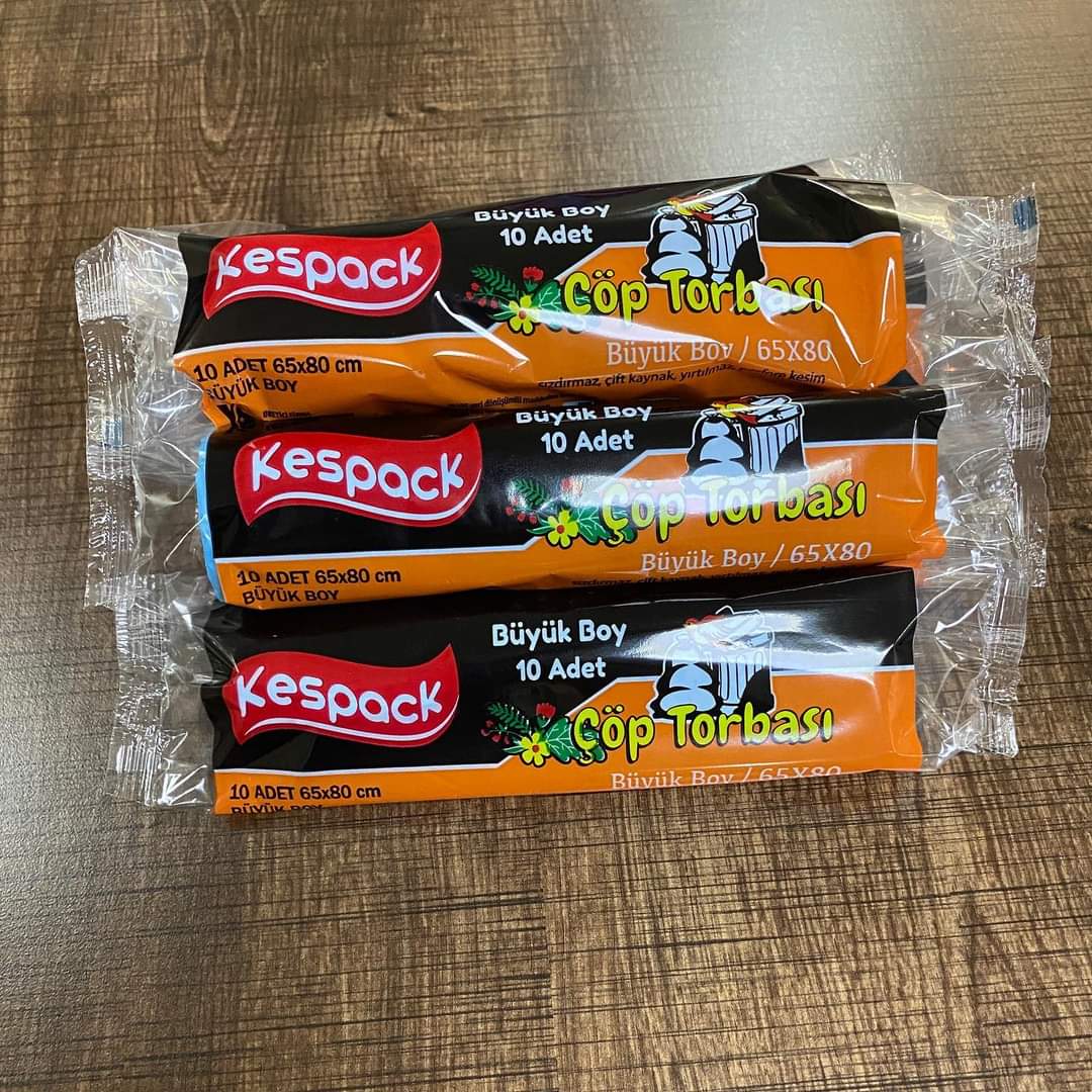 KESPACK 65X80 BÜYÜK BOY RULO ÇÖP POŞETİ